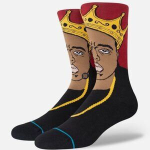 Stance x The Notorious B.I.G. Resurrected Crew Socks - NWT Sz L- Biggie Smalls